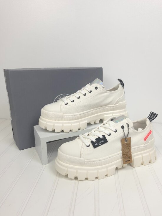 Palladium Shoes - NIB Women's Palladium Revolt Lo TX Platform Laceup Sneakers Size 10